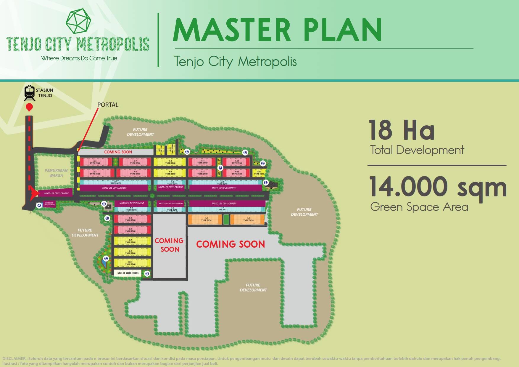Masterplan Tenjo City Metropolis